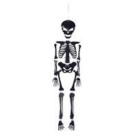 Wood Skeleton Hanging Décor - Black