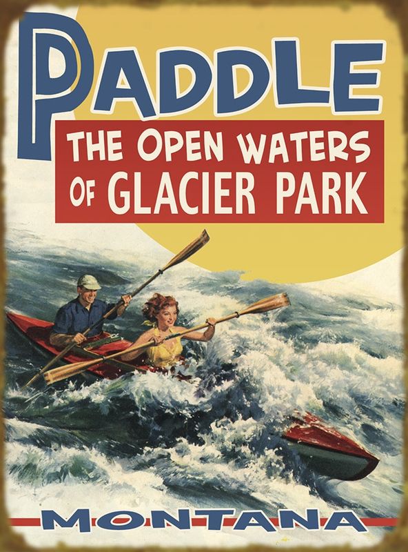 Paddle Glacier Sign