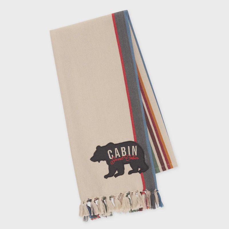 Bear/Stripe Kitchen Towel