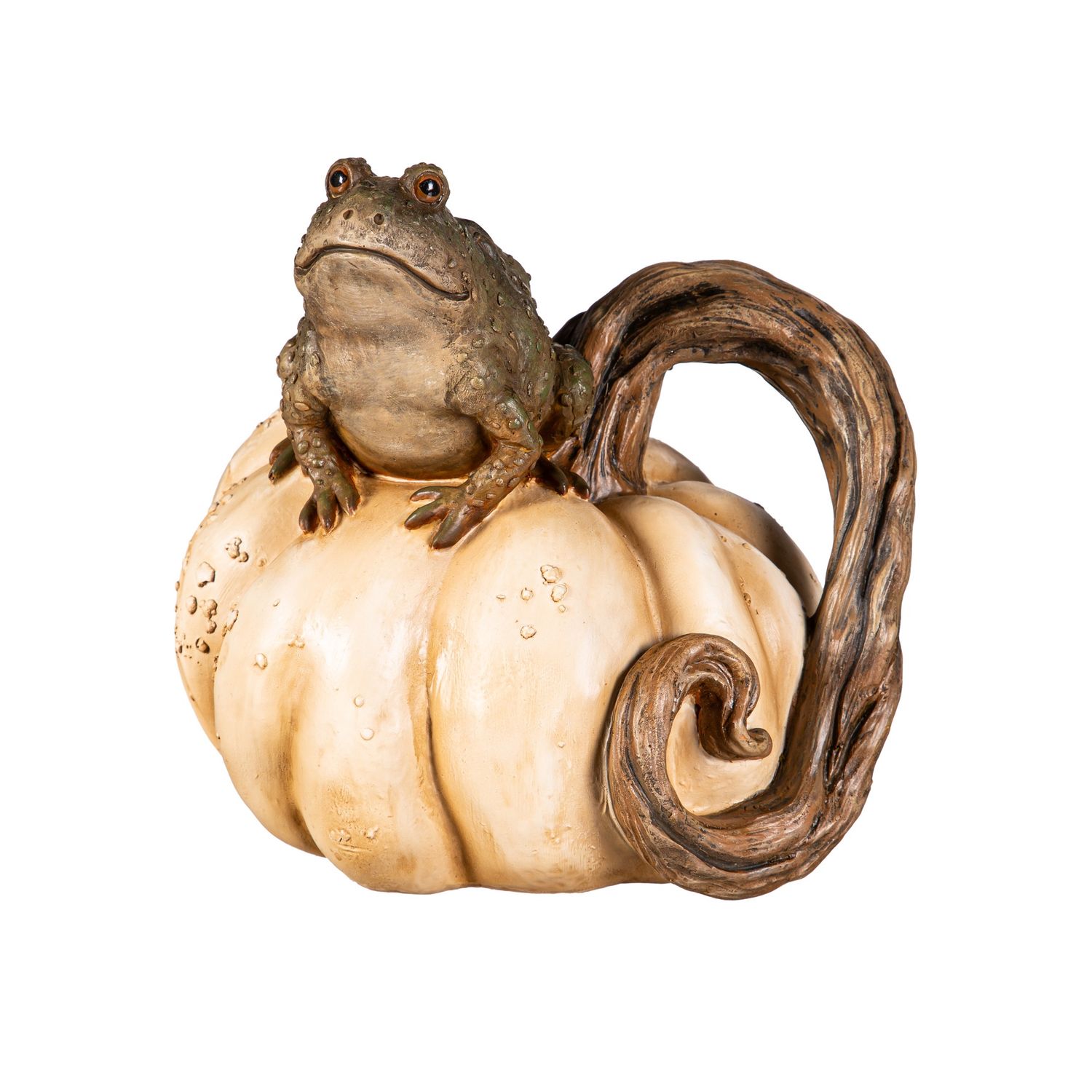 Toad on Pumpkin Figure