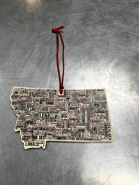 Montana Towns Ornament  EXCLUSIVE