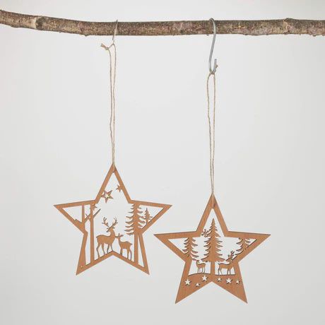 Woodland Star Ornament