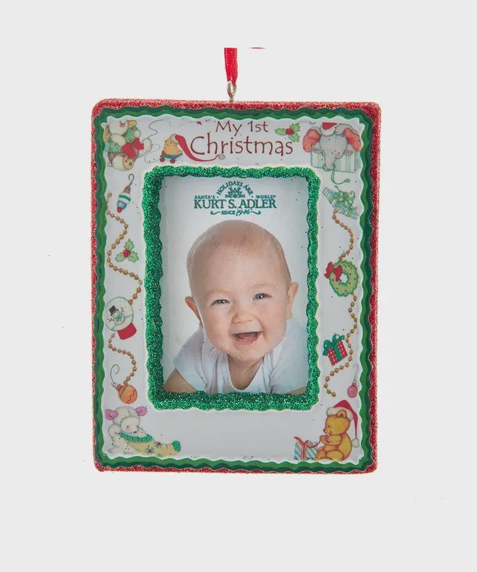My first Christmas Photo Frame Ornament