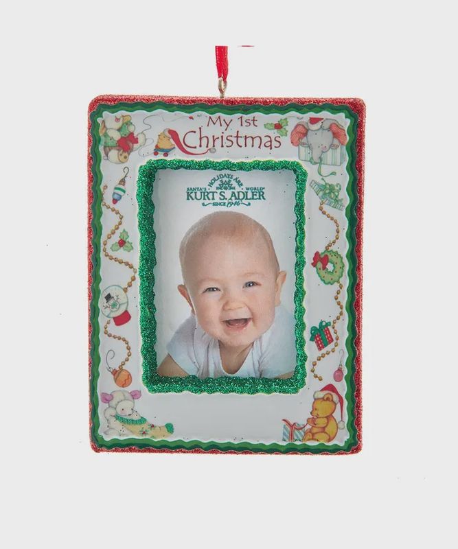 My first Christmas Photo Frame Ornament