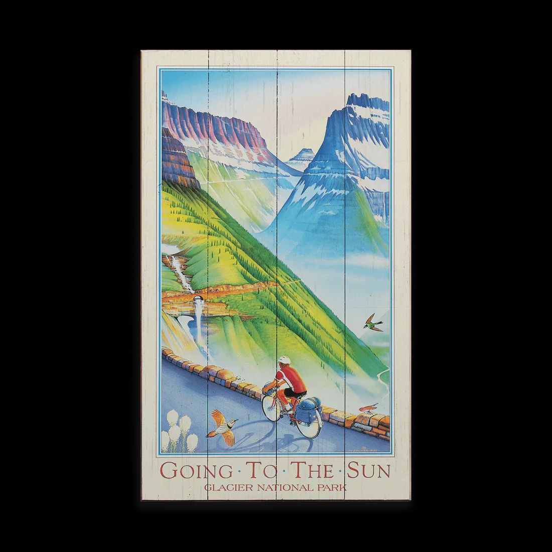 Going To The Sun Road Sign by Monte Dolack
