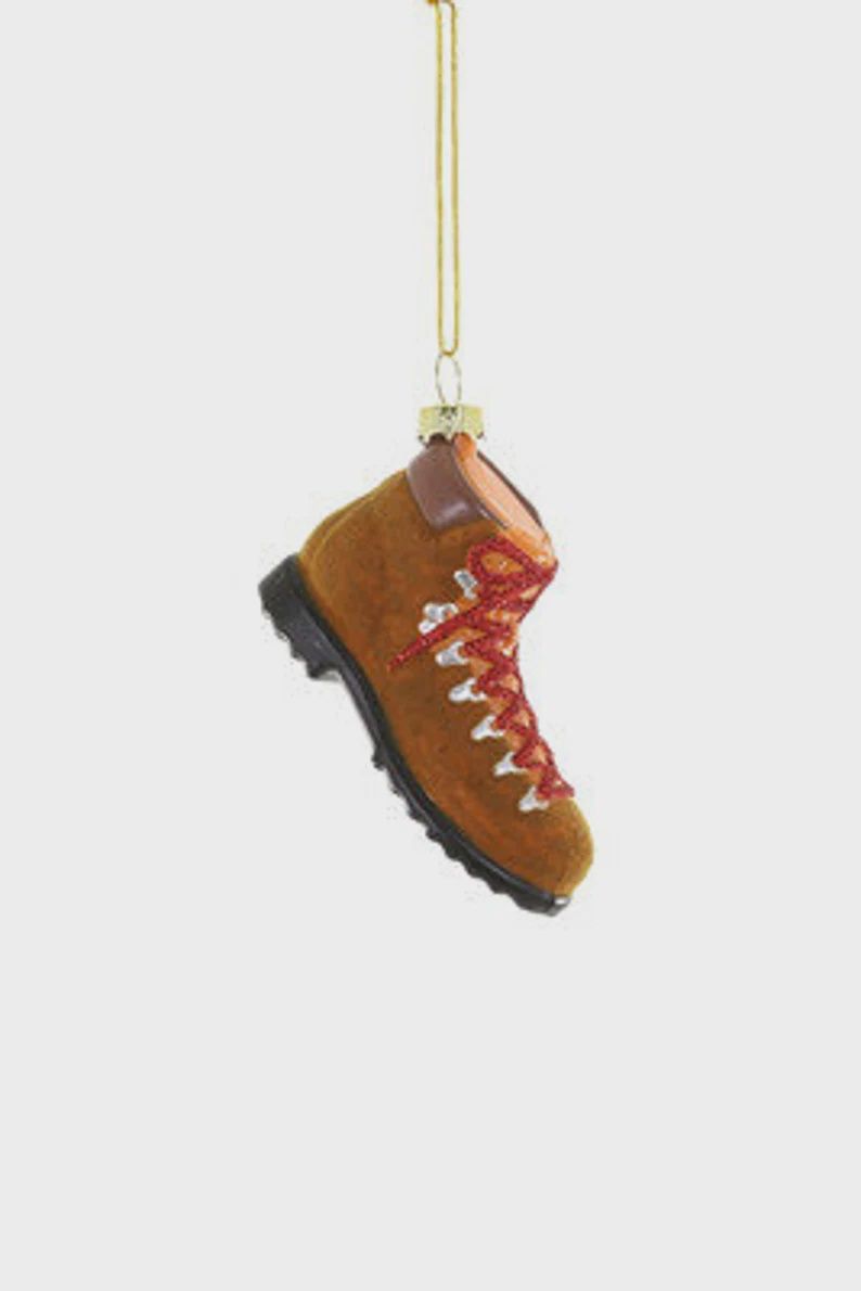 Vintage Hiking Boot Ornament