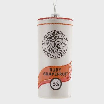 Can Spiked Seltzer Ruby Grapefruit Ornament