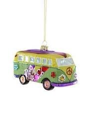 Retro Hippie Bus - Ornament