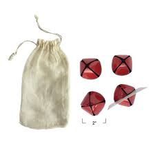 Place Card Holder Bell Red with cards