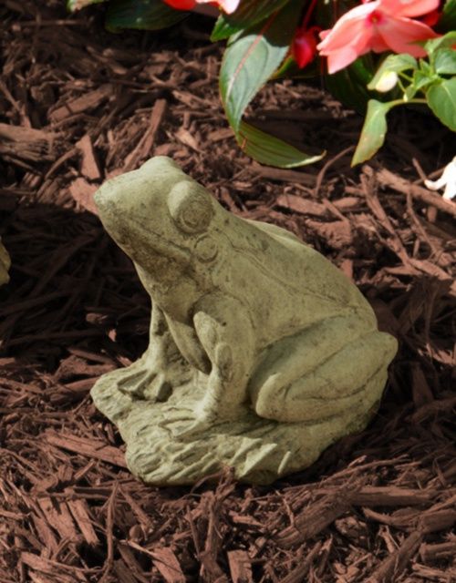 Greenish Concrete Frog, Size: small