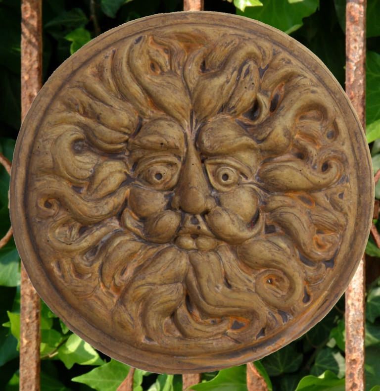 Stone Round Wind Plaque