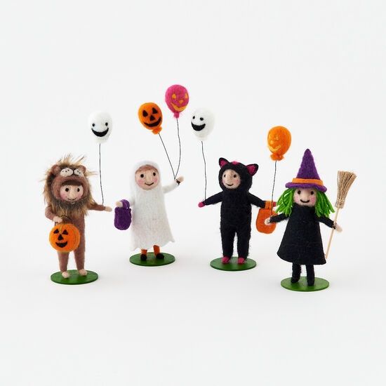 Halloween Children - Trick or Treaters - Handmade