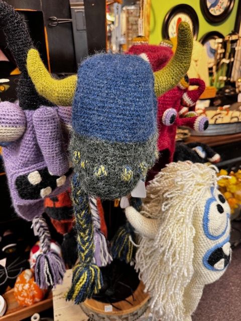 Viking Hat with Braids - Knitted