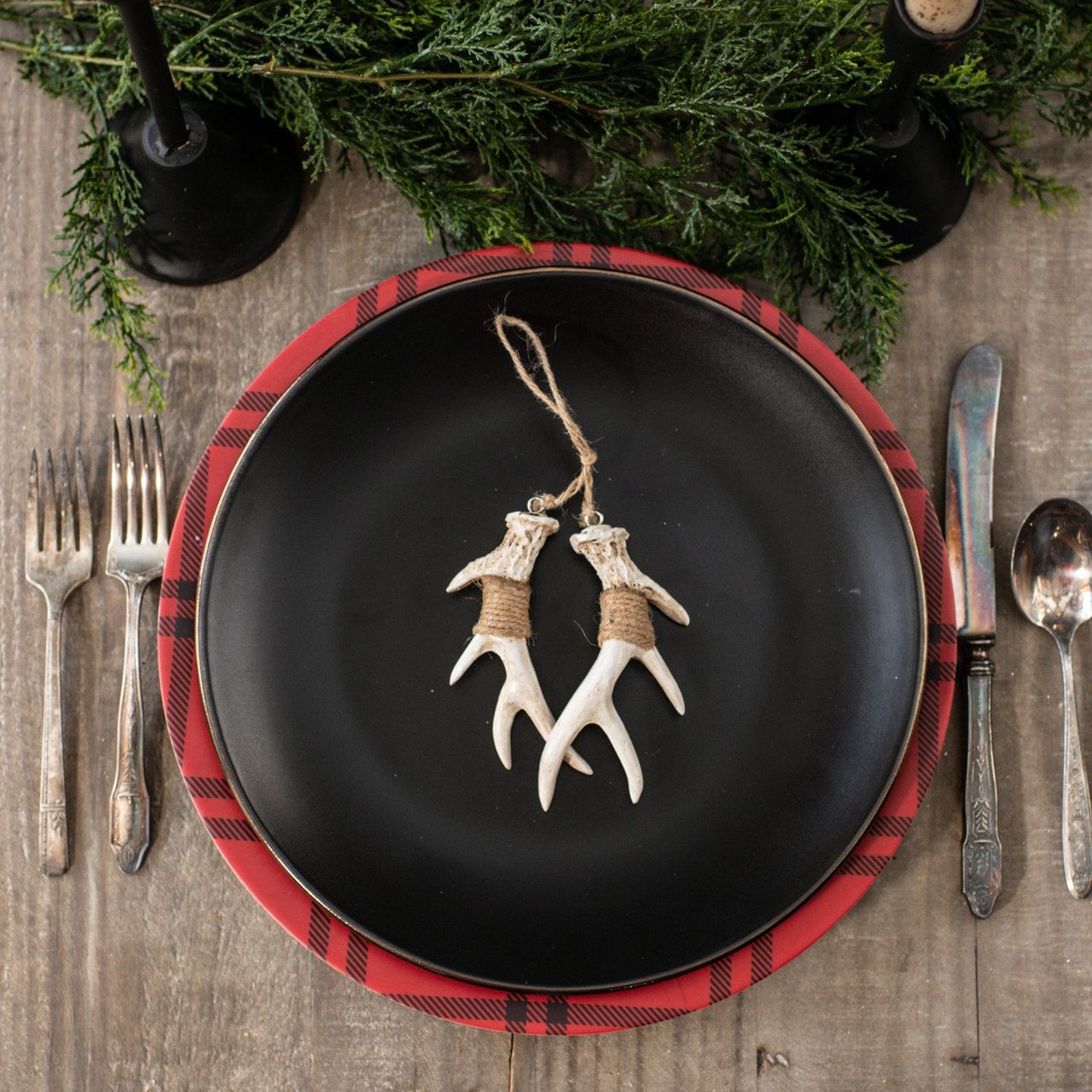 Lifelike Antler Ornament