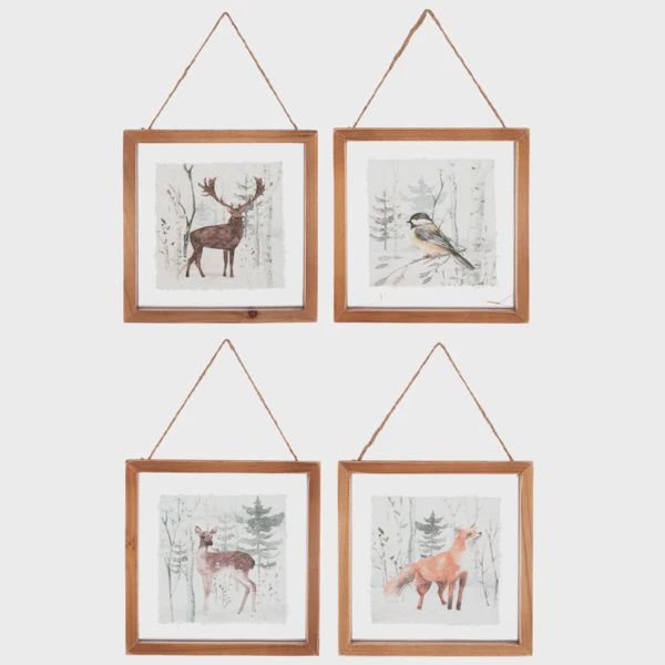 Framed Woodland Animals Assortment