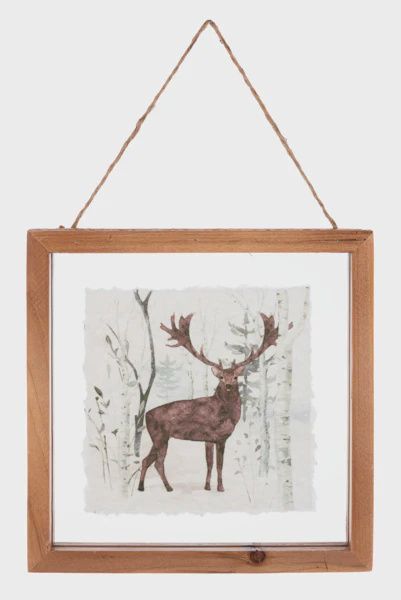 Framed Woodland Animals Assortment, type: Moose