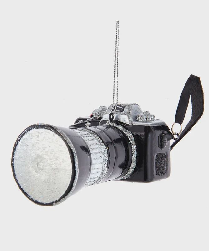 Glass Camera Ornament