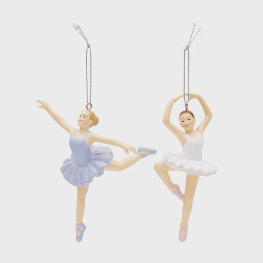 Ballerina Ornament 2 Assorted