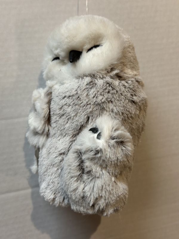 Owl with Baby Ornament  (soft)