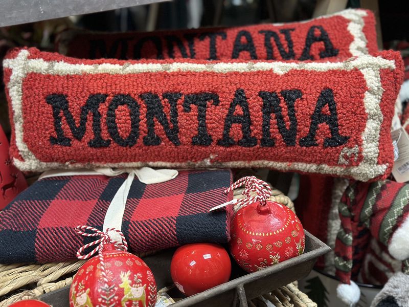 Montana Birch Pillow - Hooked Wool