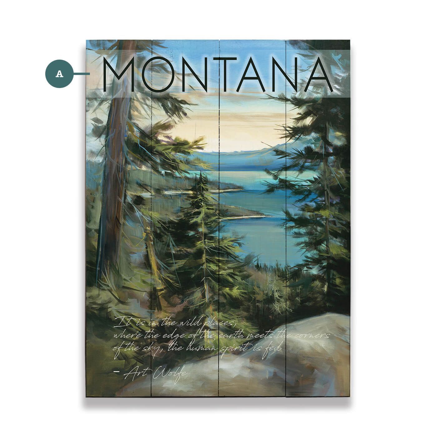 Marilynn Mason Scenic Vista Montana Sign
