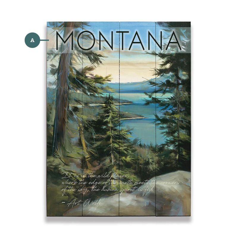 Marilynn Mason Scenic Vista Montana Sign