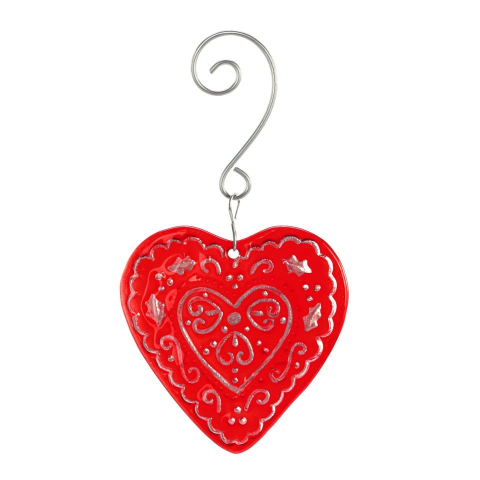 Ornament: Glass Heart