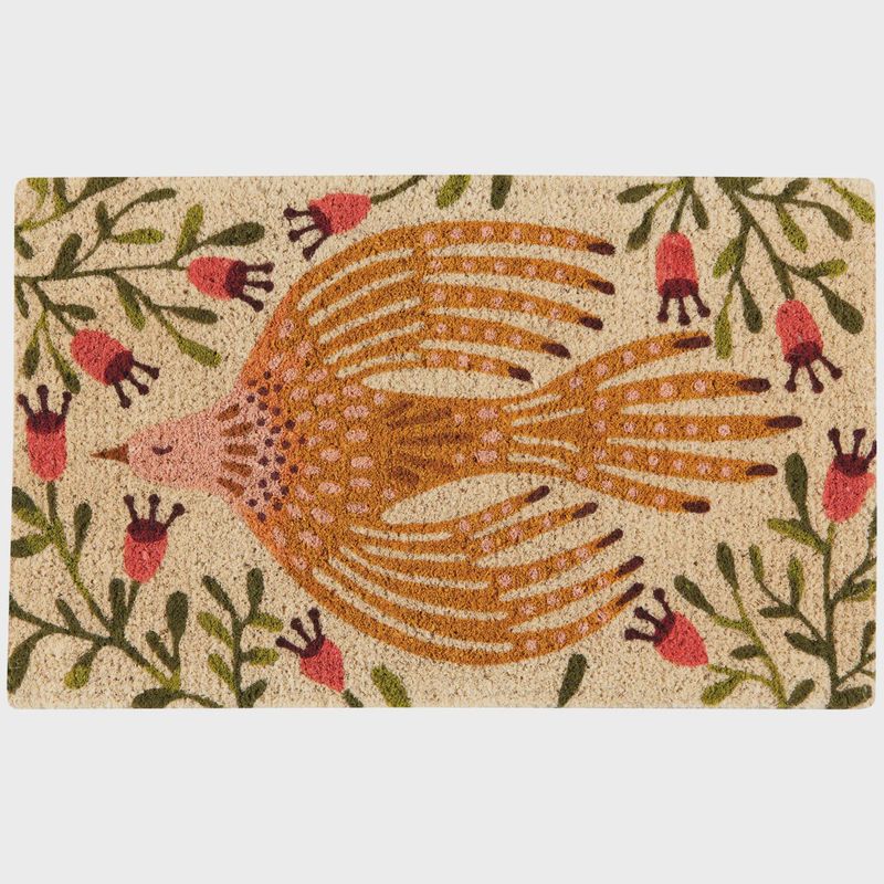 Vintage Flying Bird Doormat - Coir
