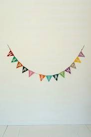 Felt Happy Birthday Banner