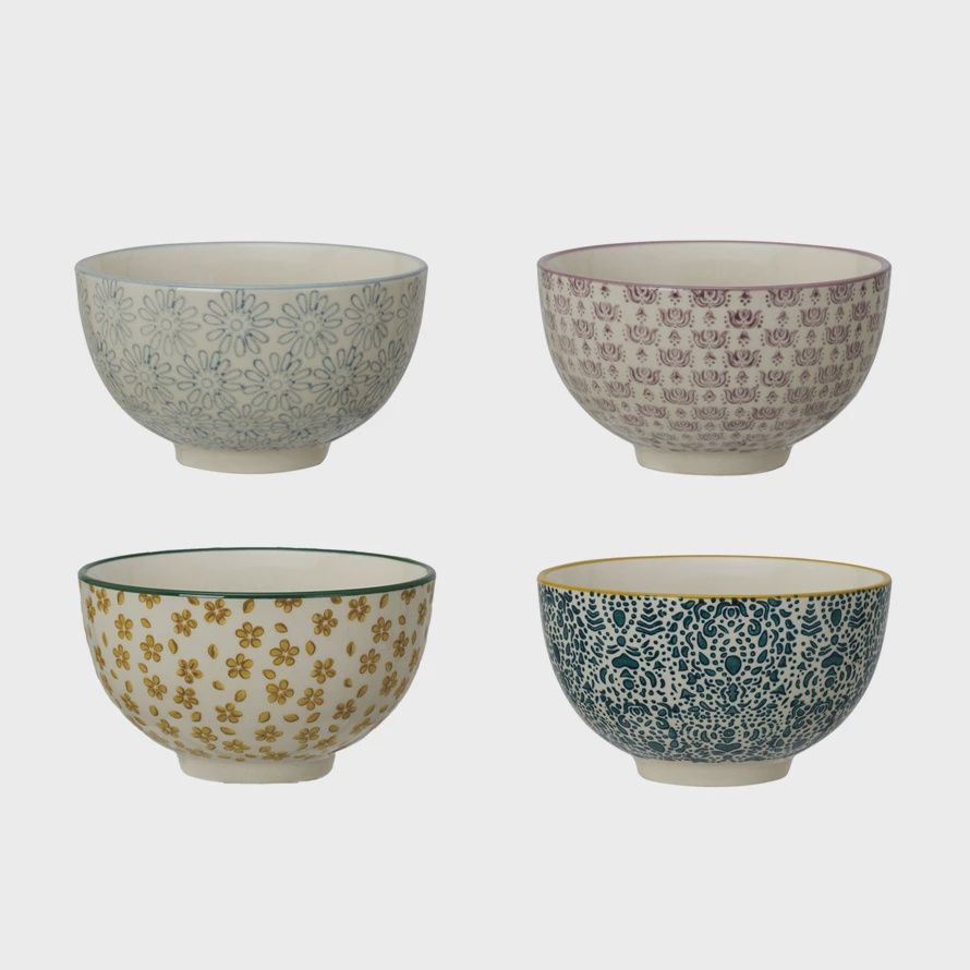 Hand Stamped Small Bowl