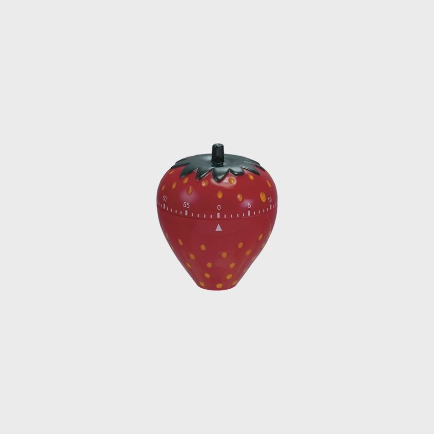 Timer Strawberry Shaped 60 Minute Timer