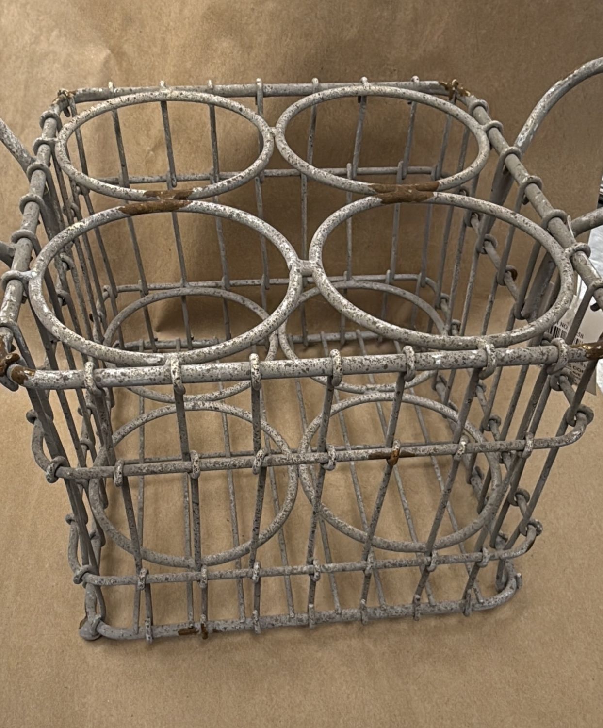 Wire Wine Bottle Basket
