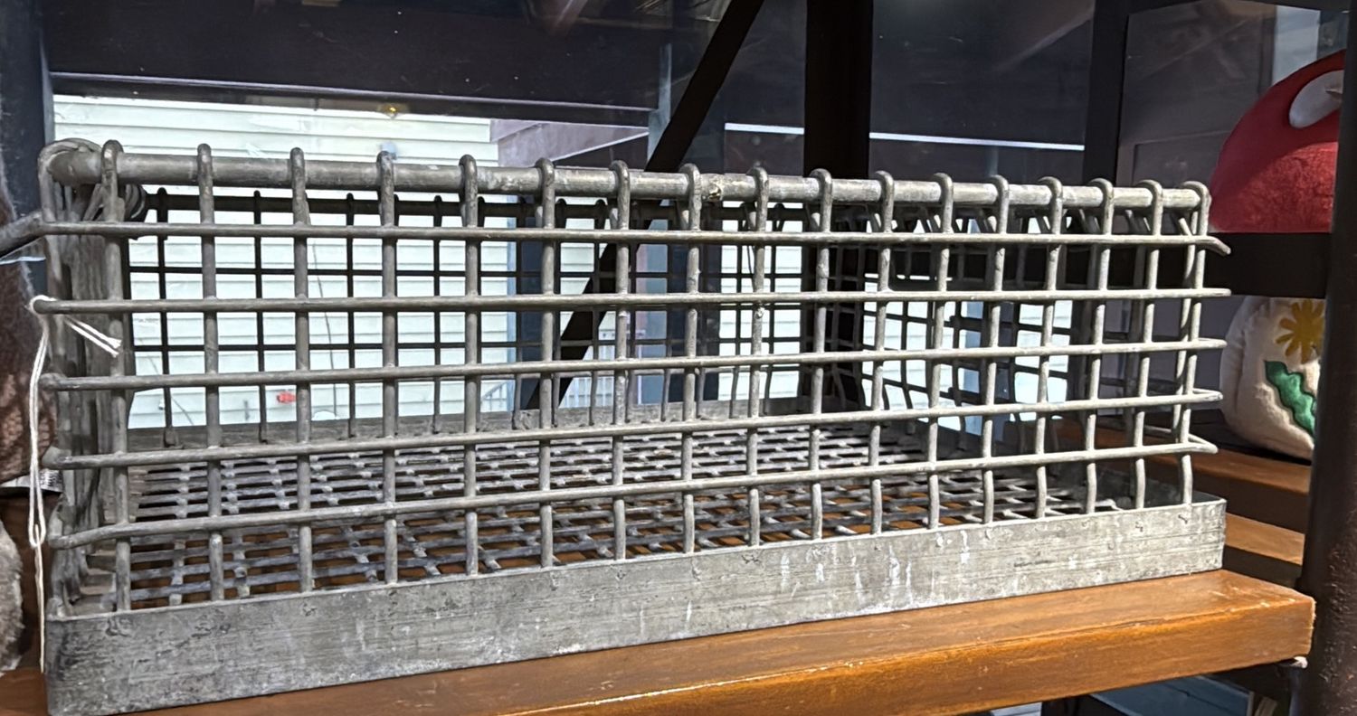 Industrial Small Crate - Gray