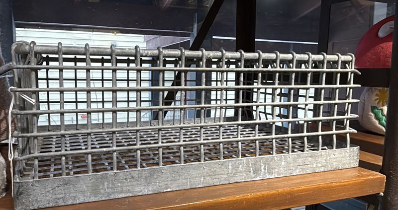 Industrial Small Crate - Gray