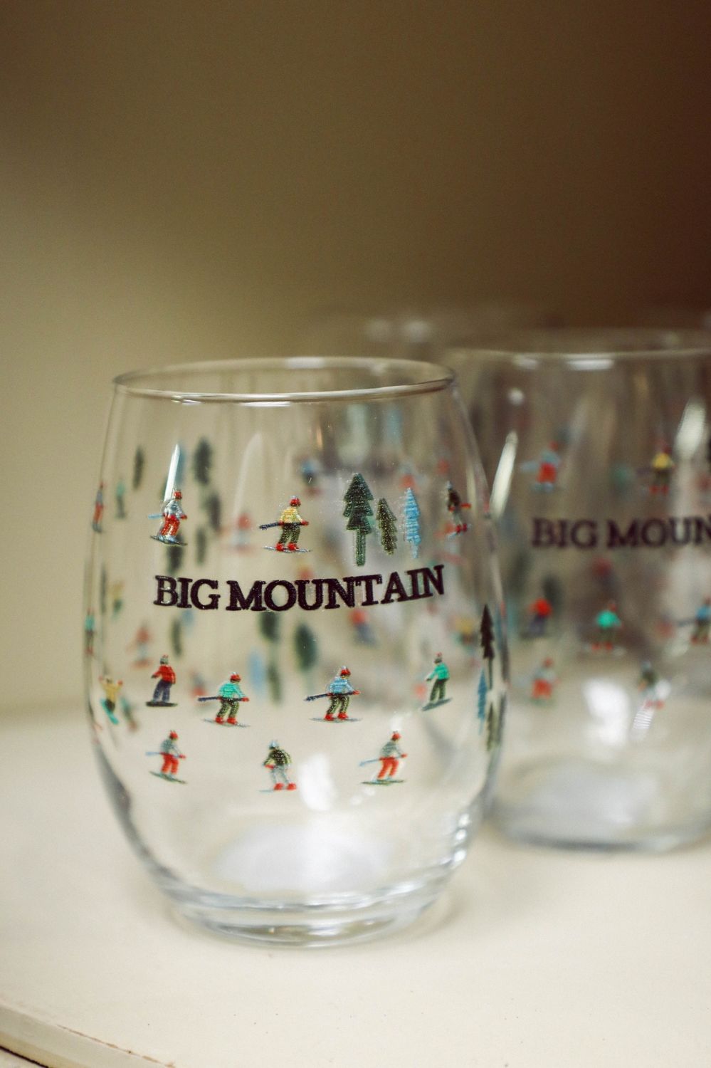 Big Mountain Stemless Wine Glass - EXCLUSIVE