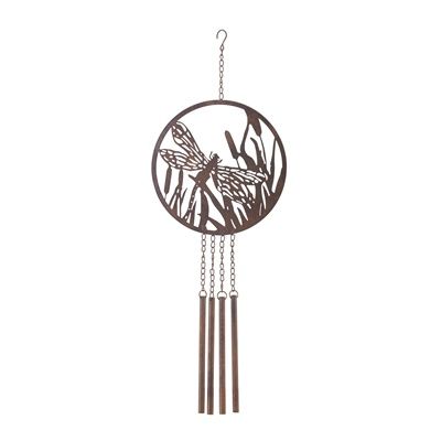 Windchime Dragonfly - Rusty Metal