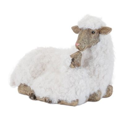 Sheep with Lamb - Soft Sculpture