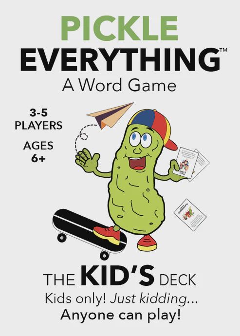 Card Game Pickle Everything The Kids Deck