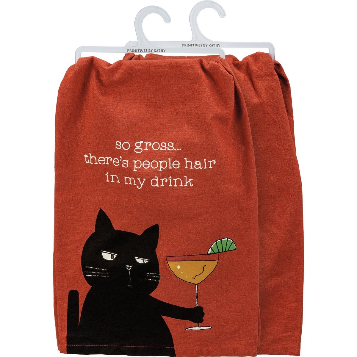 People Hair -  Cat Dishtowel