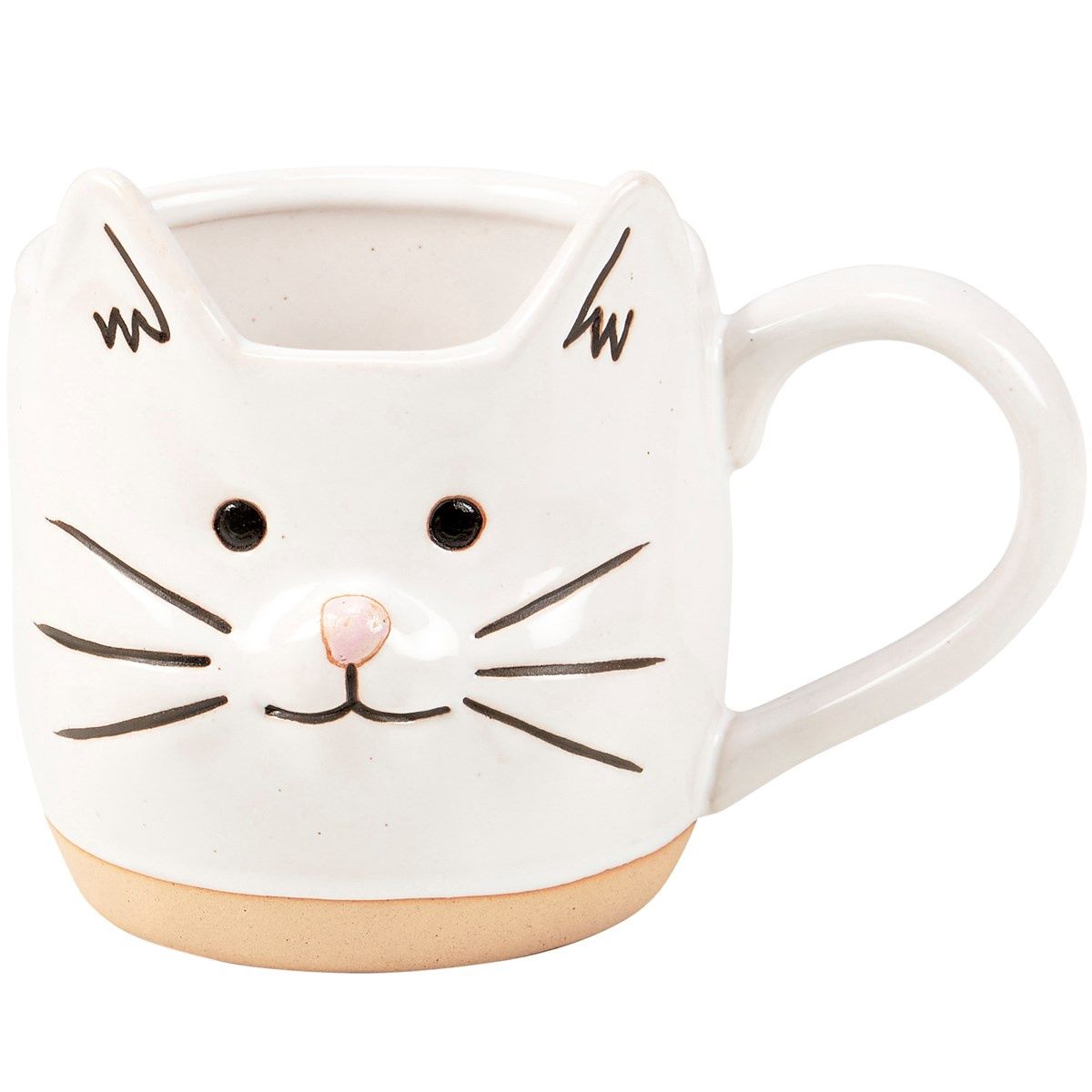 Mug Cat Face Whiskers