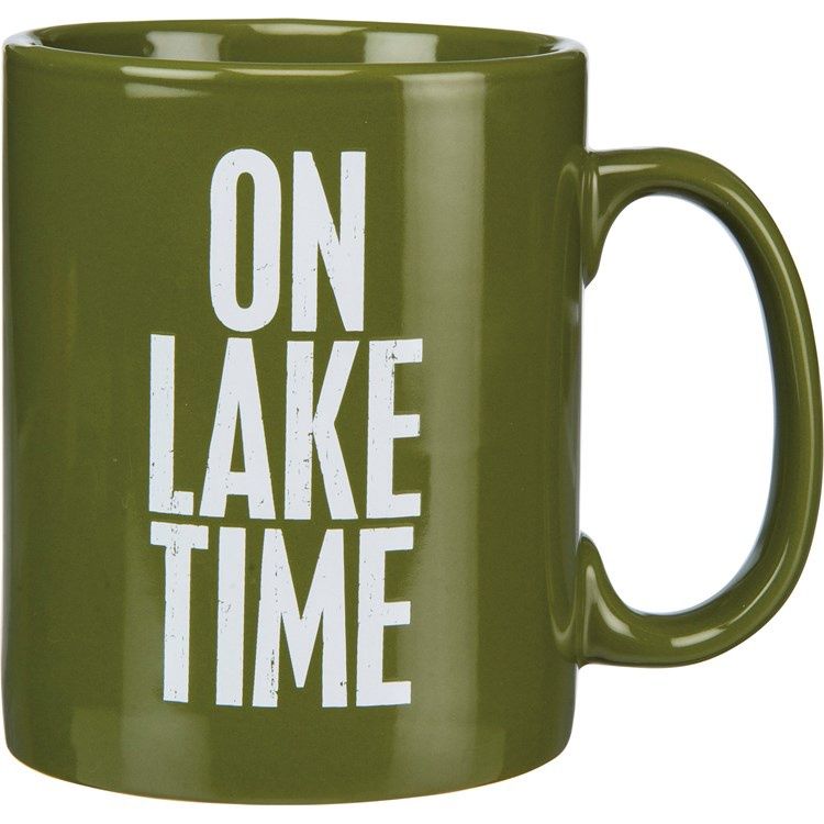 On Lake Time - Large Mug