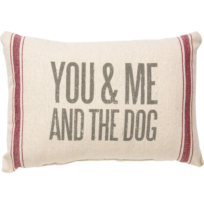 Pillow You and  Me and a dog