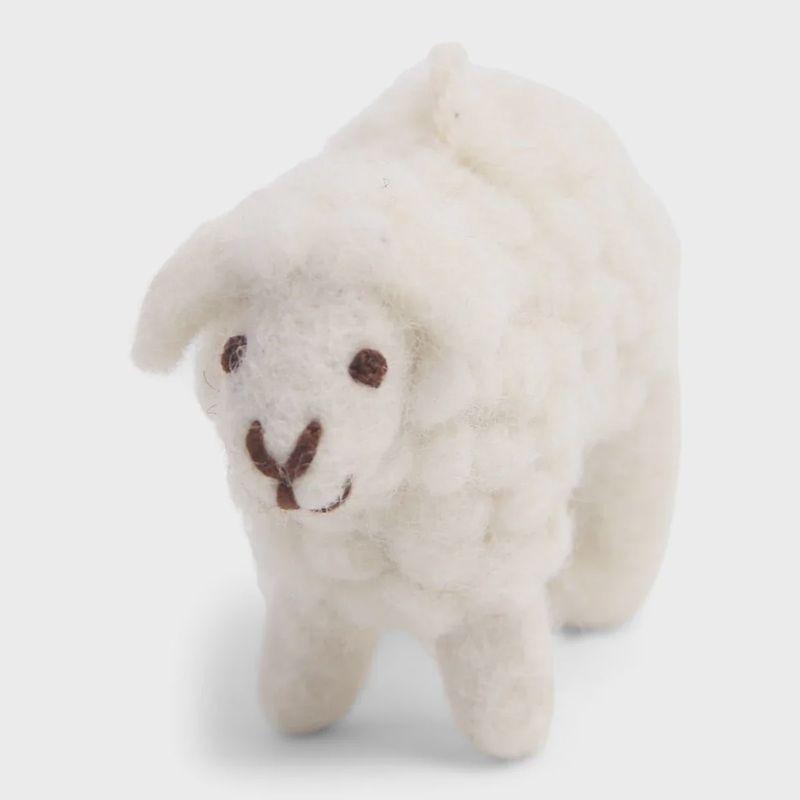 Woolen Mini Sheep - White