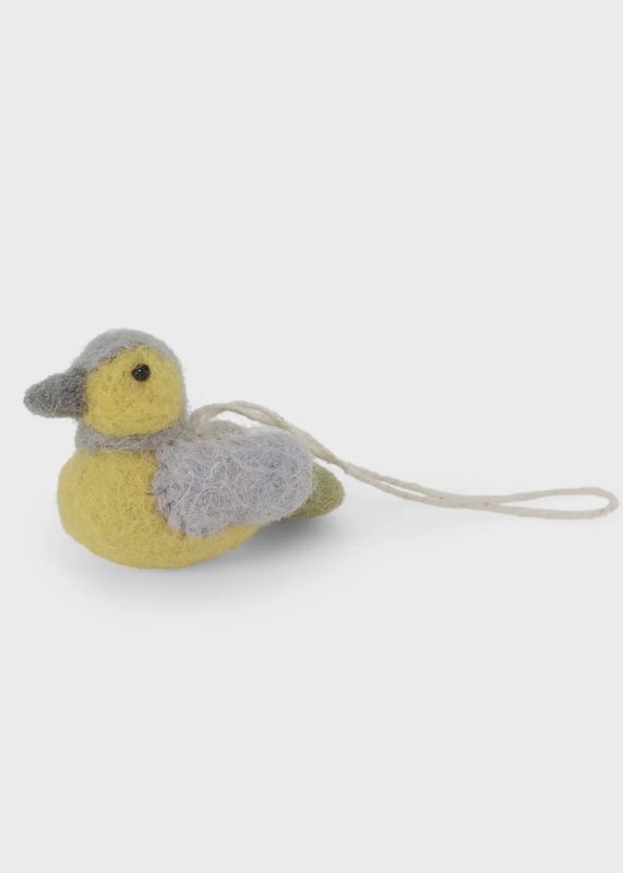 Teeny Tiny Wool Sparrow - Light Blue