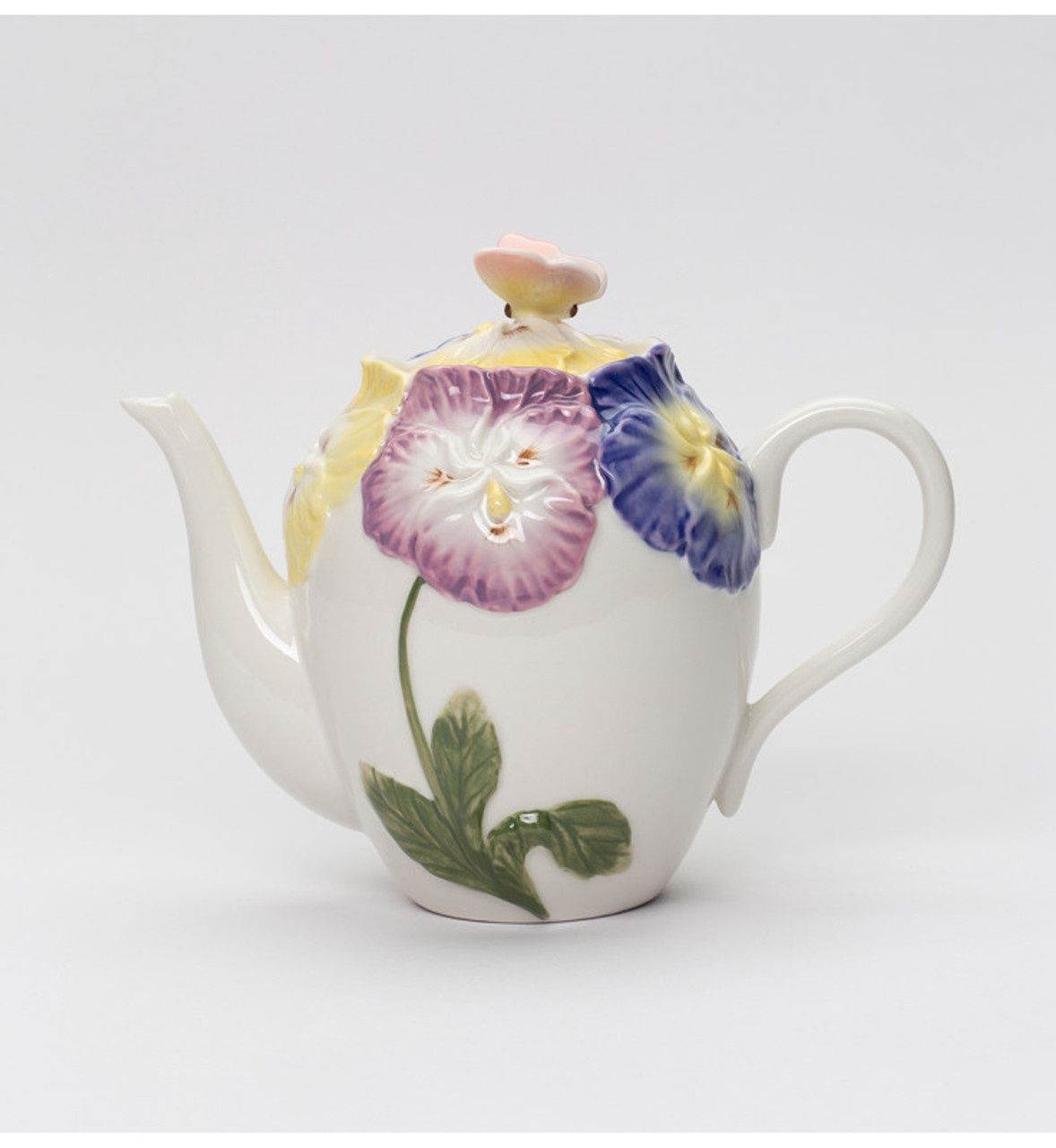 Pansy Teapot