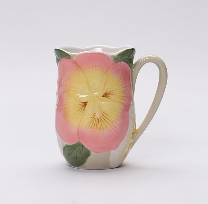 Colorful Pansy Mug