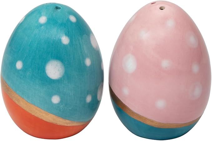 Salt &amp; Pepper Pink Blue Easter Egg