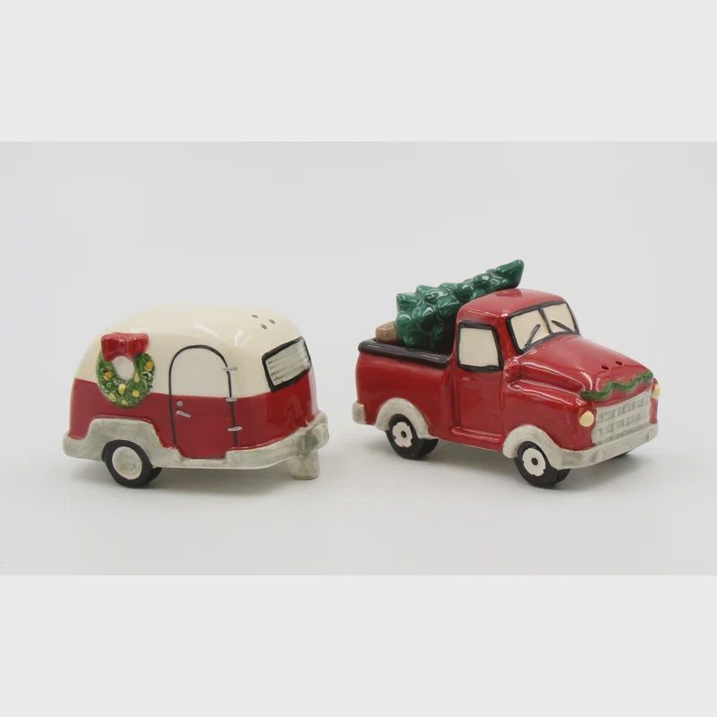 Salt and Pepper Christmas Camper