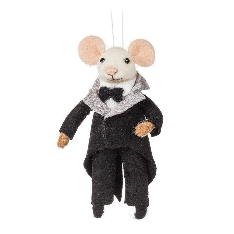 Ornament Groom Mouse