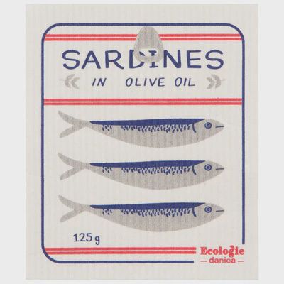 Sardines in Olive Oil - Swedish Dish Cloth